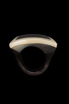 Ebony and Silver Ring (kj - Benin, west Africa 2