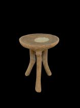 Stool with Metal Inlay - Pokot People - northern Kenya 3