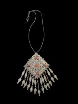 Necklace made from a Robe Fastener - Tekke people, Turkmenistan (Central Asia) 6