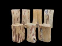 Set of 7 Tamarind Wood Risers 1