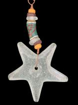 Recycled Glass Star Ornament - Ghana 1
