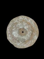 Brass and Copper Metal Disc for Hat - Ekonda Culture, D.R. Congo 4