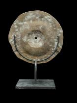Brass and Copper Metal Disc for Hat - Ekonda Culture, D.R. Congo 5