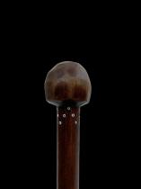Tall Knobkerrie Club with inlaid beads (5)- Zulu People, South Africa 1
