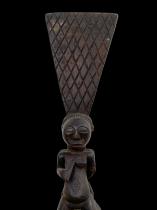 Janus Ceremonial Staff - Luba People, D.R.Congo 1