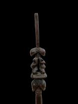 Janus Ceremonial Staff - Luba People, D.R.Congo 6