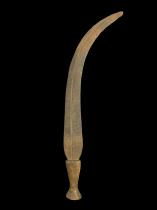 Wooden Handled Knife - Ngombe, Doko, Ngbandi People, northern D.R. Congo 3