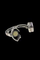 Easy On Sterling Silver Ring - with Amethyst 6