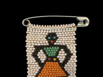 Figurative Beaded Pin (Isiqhano) - South Africa  1
