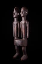 Double Ancestral Figure - Verre style - Chamba People, Nigeria 1