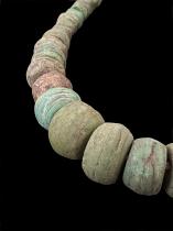 Old Hebron Green Glass Bead Strand - Sudan 1