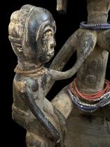 Anyi (aka Agnis) Maternity Figure with Twins - Ivory Coast 6