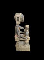 Anyi (aka Agnis) Maternity Figure with Twins - Ivory Coast 4