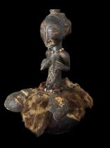 'Kabwelulu' Anthropomorphic Female Figure on Gourd CGM48- Hemba People, D.R. Congo 4
