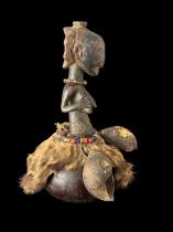 'Kabwelulu' Anthropomorphic Female Figure on Gourd CGM48- Hemba People, D.R. Congo 9