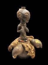 'Kabwelulu' Anthropomorphic Female Figure on Gourd CGM48- Hemba People, D.R. Congo 10
