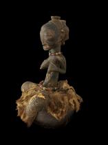 'Kabwelulu' Anthropomorphic Female Figure on Gourd CGM48- Hemba People, D.R. Congo 11