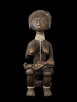 Shrine Maternity Statue CGM45- Akan People (Ashanti Group), Ghana (Please call for price and availability) 2