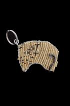 Bead and Wire Cheetah Key Ring - South Africa 2