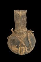 Leather Wrapped Vessel - east Africa