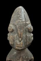 Single Male Ibeji Figure with Metal Eyes- Yoruba People, Nigeria 6