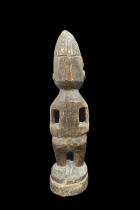 Single Male Ibeji Figure with Metal Eyes- Yoruba People, Nigeria 3