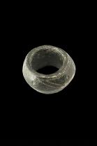 Old Coin Silver Wedding Ring - Ethiopia