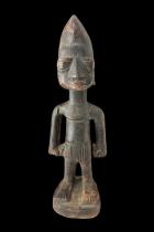 Single Male Ibeji Figure with 2 Repaired Arms - Yoruba People, Nigeria