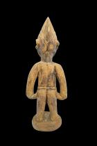 Single Ibeji with short skirt - Yoruba People, Nigeria 3