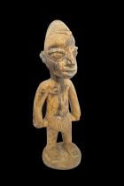 Single Ibeji with short skirt - Yoruba People, Nigeria 5