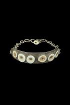 Sterling Silver Choker with Old Currency Shells from Papua New Guinea - HM26