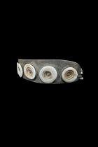 Sterling Silver Choker with Old Currency Shells from Papua New Guinea - HM26 7
