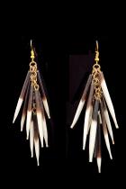 Porcupine Quill Earrings (#70) - Kenya