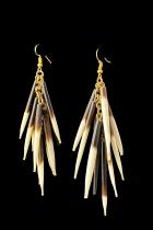 Porcupine Quill Earrings (#70) - Kenya 1