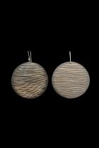 Incised Gourd Earrings (only 1 pair)