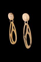 Natural Polished Horn Posted Earrings (1 pair) 1