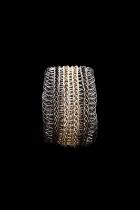 Woven Ring with Sterling Silver Plate  3