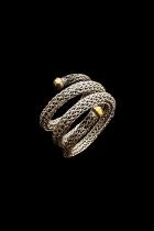 Woven Stainless Steel Coiled Ring