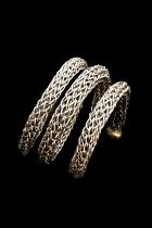 Woven Stainless Steel Coiled Ring 3