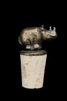 Brass Rhino Wine Stopper - South Africa 2