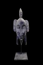 Black Mask on Stand - Senufo People, Ivory Coast (5)