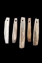 Incised Bone Pendants from Baby Carrier - Shipibo-Conibo and Campa people, Peru 1