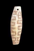 3 Incised Bone Pendants from Baby Carrier - Shipibo-Conibo and Campa people, Peru 2