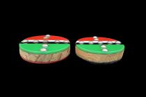 2 Sided 'Iziqhaza' Ear Plugs - Zulu People, South Africa (5534) 5