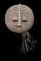Round Kifwebe Mask #2 - Luba People, D.R.Congo