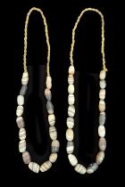 2 Strands of Vintage Striped Agate - India