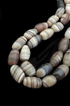 2 Strands of Vintage Striped Agate - India 1