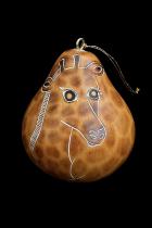 Giraffe Gourd Ornament