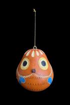 Colorful Gourd Bird Ornament 2