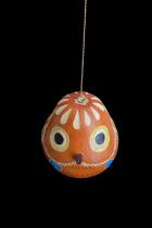 Colorful Gourd Bird Ornament 3